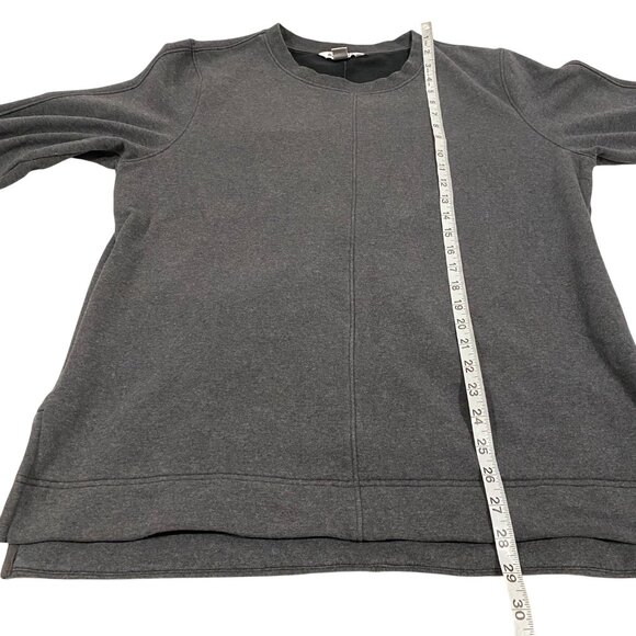 Athleta Retroplush Heather Crewneck Gray Size‎ L - Picture 9 of 9
